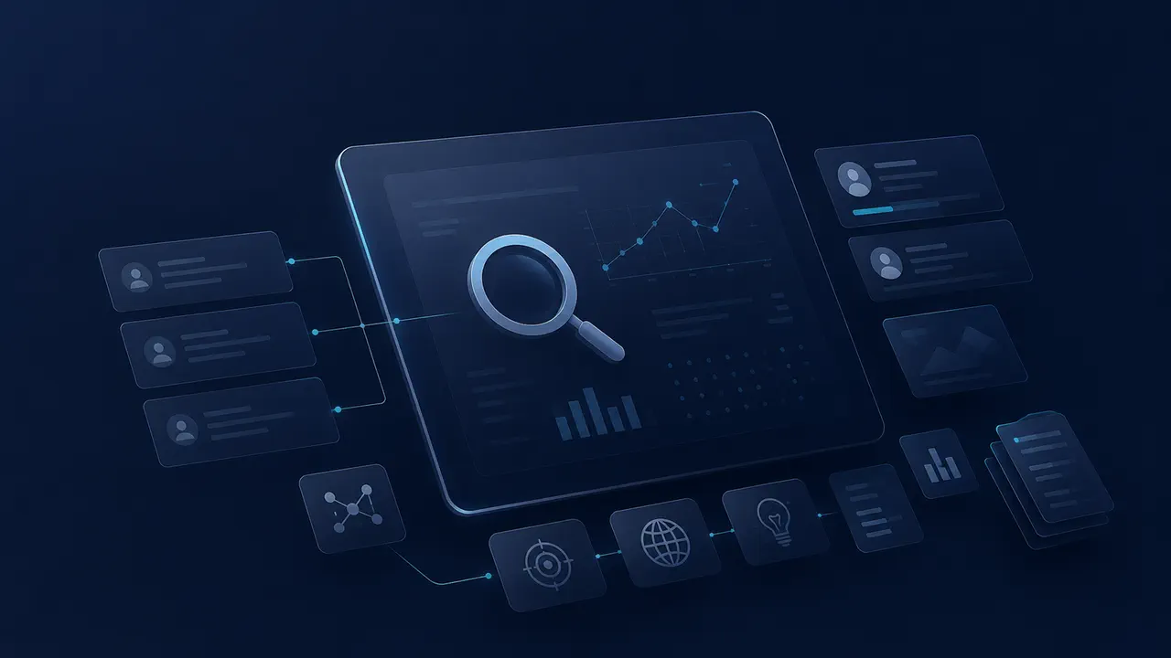Panel visual de investigación y análisis